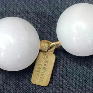 Kenneth Jay Lane KJL Vintage 80s Era Custom Costume Jewelry Necklace